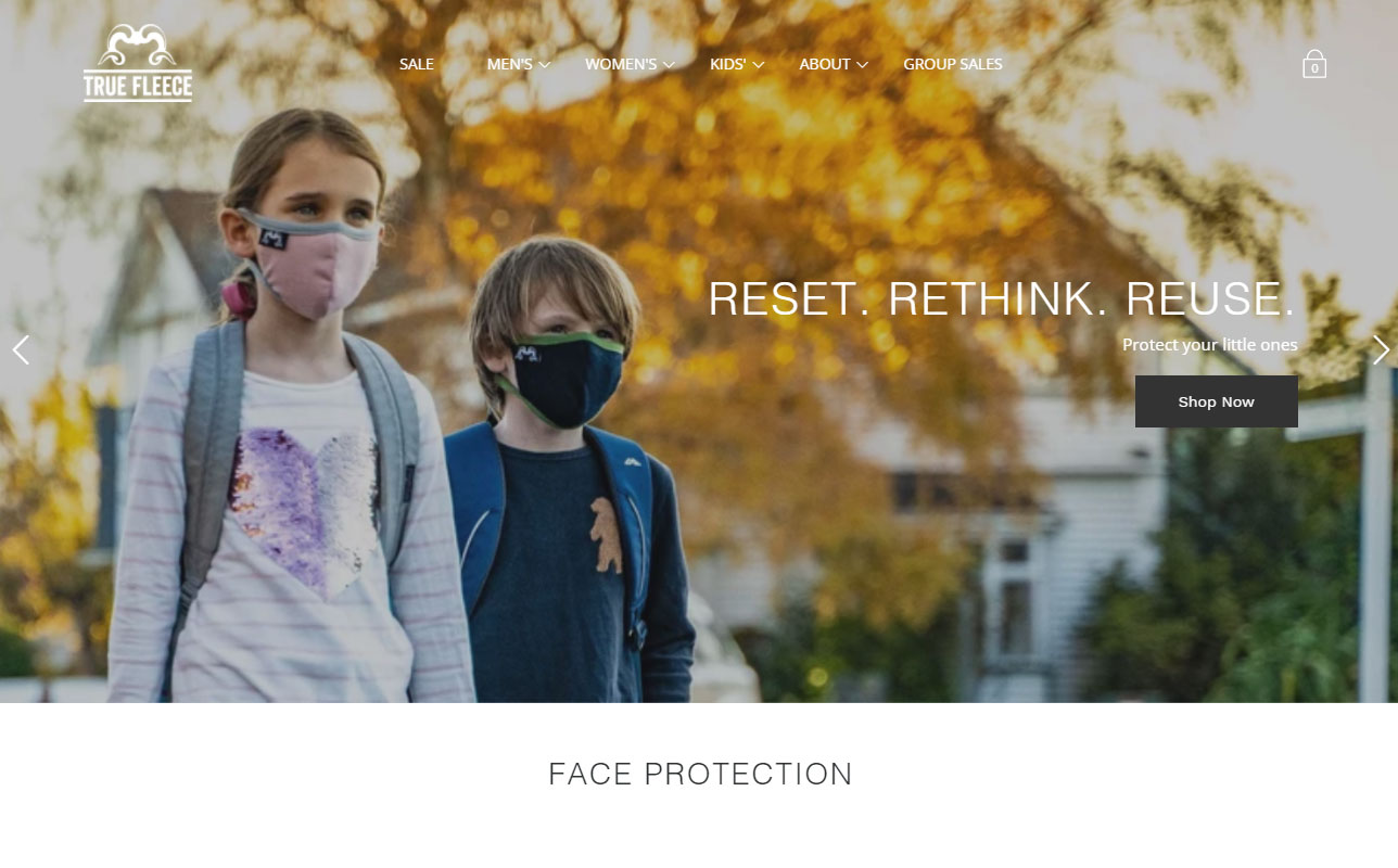 True Fleece - Home Page in US - Back to School in Masks